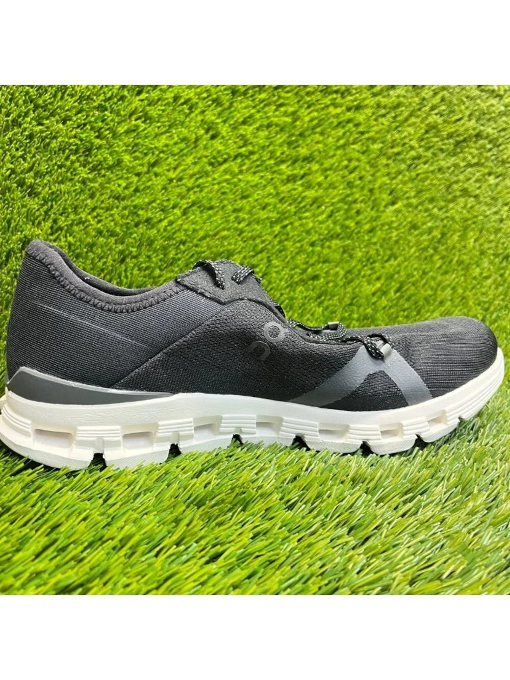 On Cloud X 4 AD Womens Size 9 Black Gray White Athletic Running Shoes Sneakers